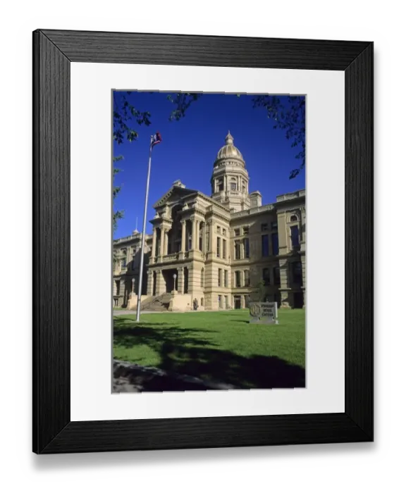 Framed Print : The Wyoming State Capitol building in Cheyenne Framed Print : The Wyoming State Capitol building in Cheyenne