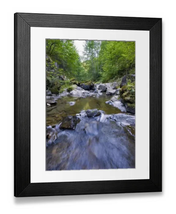 Framed Print : USA, Washington State, Swift Reservoir. Water rushes downstream into Swift Reservoir Framed Print : USA, Washington State, Swift Reservoir. Water rushes downstream into Swift Reservoir