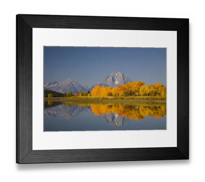 Framed Print : WY, Grand Teton National Park, Teton Range with Mount Moran and Snake River Framed Print : WY, Grand Teton National Park, Teton Range with Mount Moran and Snake River