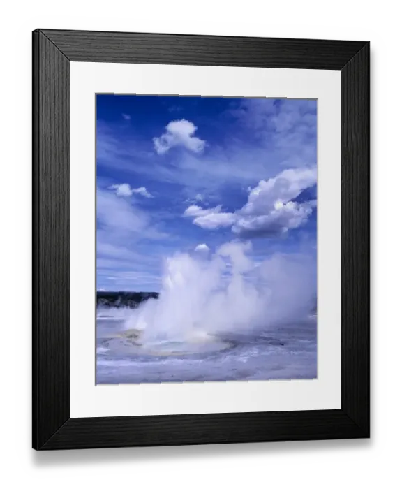 Framed Print : USA, Wyoming, Yellowstone NP. Billowing steam rises from Norris Geysers, Yellowstone NP Framed Print : USA, Wyoming, Yellowstone NP. Billowing steam rises from Norris Geysers, Yellowstone NP