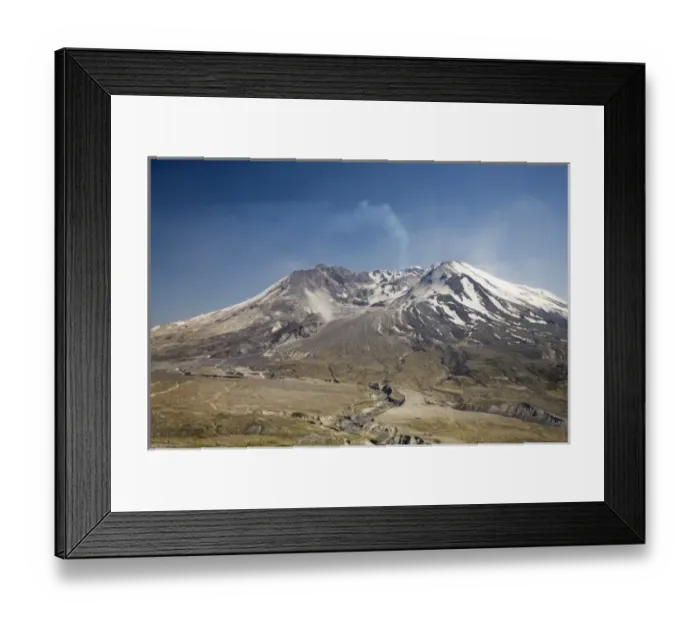 Framed Print : WA, Mount Saint Helens National Volcanic Monument, Mt. St. Helens and the Pumice Plain Framed Print : WA, Mount Saint Helens National Volcanic Monument, Mt. St. Helens and the Pumice Plain