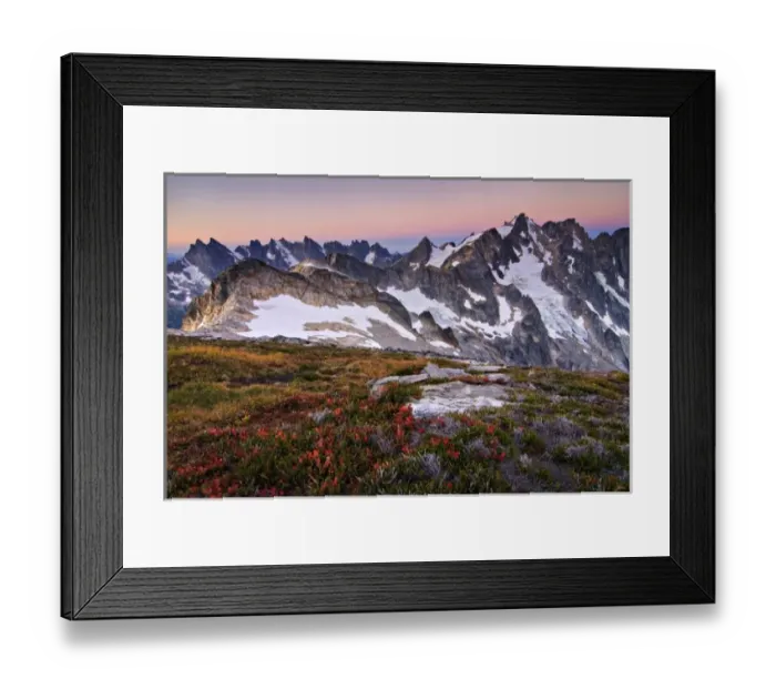 Framed Print : USA, Washington, North Cascades Nat l Park. A view of Mt. Fury in autumn on a clear morning Framed Print : USA, Washington, North Cascades Nat l Park. A view of Mt. Fury in autumn on a clear morning