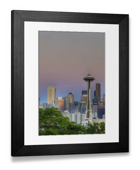 Framed Print : WA, Seattle, skyline from Kerry Park Framed Print : WA, Seattle, skyline from Kerry Park