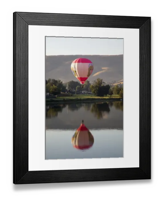 Framed Print : WA, Prosser, The Great Prosser Balloon Rally, Hot air balloon over the Yakima River Framed Print : WA, Prosser, The Great Prosser Balloon Rally, Hot air balloon over the Yakima River