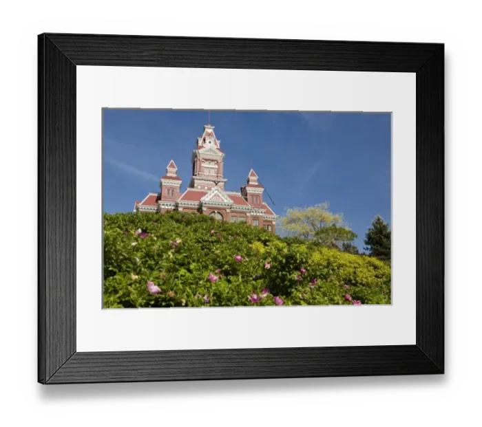 Framed Print : Whatcom Museum of History and Art on Prospect Street housed in a beautiful 1890s era courthouse Framed Print : Whatcom Museum of History and Art on Prospect Street housed in a beautiful 1890s era courthouse