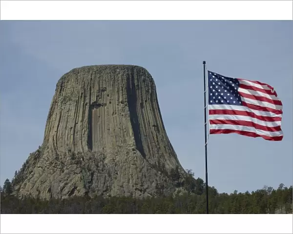 Devils Tower National Monument East Wyoming. USA