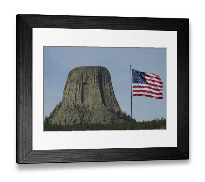 Framed Print : Devils Tower National Monument East Wyoming. USA Framed Print : Devils Tower National Monument East Wyoming. USA