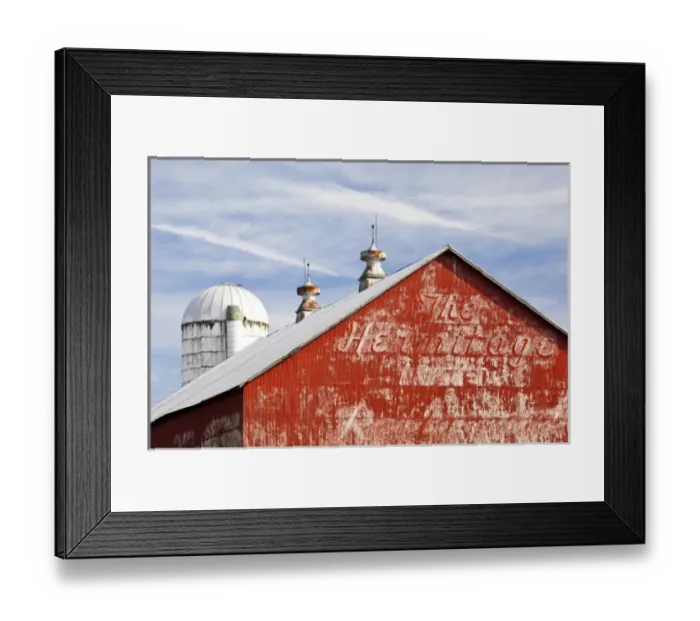 Framed Print : USA, West Virginia, Arbovale. Monongahela National Forest, old barn, autumn