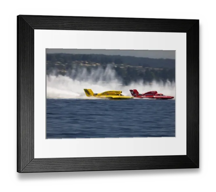 Framed Print : WA, Seattle, Seafair Hydroplane Races on Lake Washington Framed Print : WA, Seattle, Seafair Hydroplane Races on Lake Washington