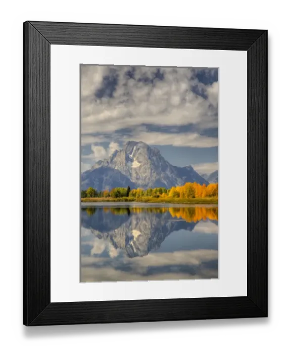 Framed Print : WY, Grand Teton National Park, Teton Range with Mount Moran and Snake River Framed Print : WY, Grand Teton National Park, Teton Range with Mount Moran and Snake River