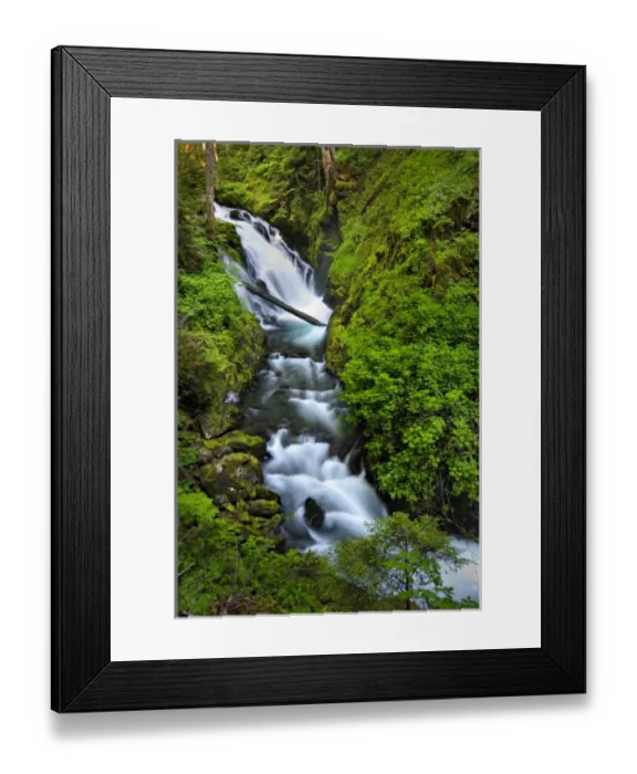Framed Print : USA, Washington, Olympic National Park. The Sol Duc River Gorge Framed Print : USA, Washington, Olympic National Park. The Sol Duc River Gorge