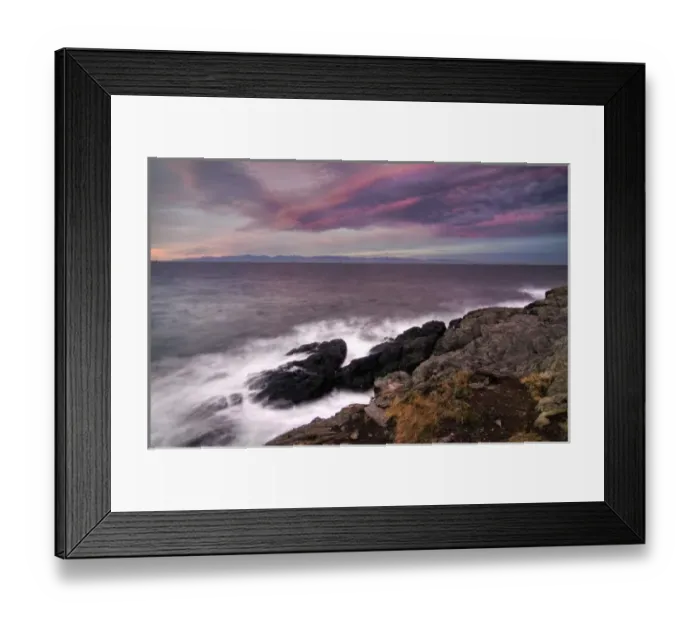 Framed Print : USA, Washington, San Juan Islands. A dramatic sunrise over the Olympic Mountains Framed Print : USA, Washington, San Juan Islands. A dramatic sunrise over the Olympic Mountains