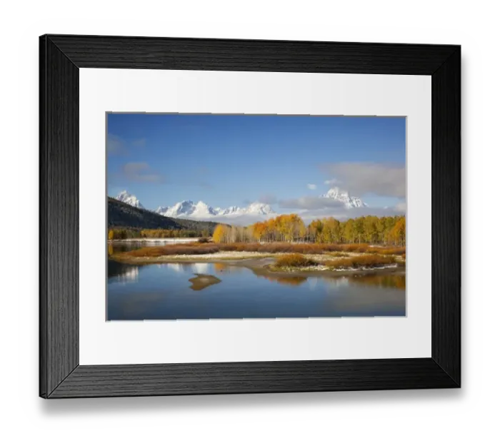 Framed Print : USA, Wyoming, Grand Teton National Park, Teton Range and Mount Moran with Snake River Framed Print : USA, Wyoming, Grand Teton National Park, Teton Range and Mount Moran with Snake River