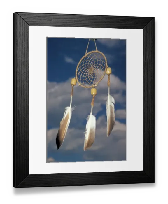 Framed Print : According to legend, the dreamcatcher catches all dreams, good and bad. Bad dreams Framed Print : According to legend, the dreamcatcher catches all dreams, good and bad. Bad dreams