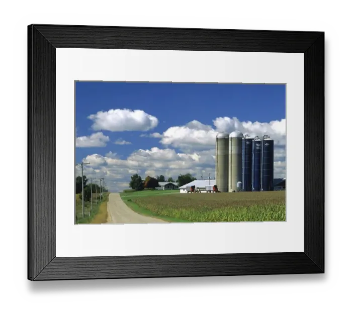 Framed Print : Dairy farm in Northeast Wisconsin Framed Print : Dairy farm in Northeast Wisconsin
