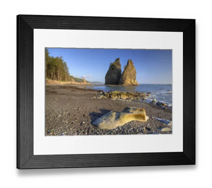 Framed Print : USA, Washington, Olympic National Park, Rialto Beach, Seastacks Framed Print : USA, Washington, Olympic National Park, Rialto Beach, Seastacks