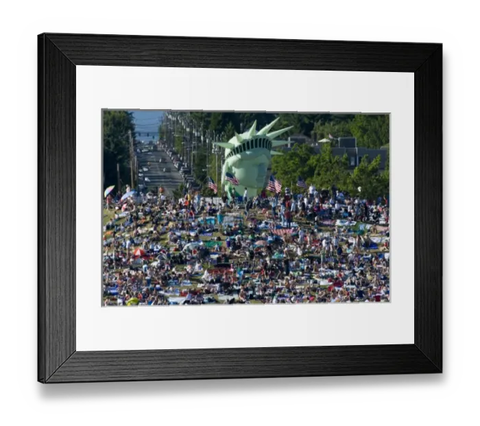 Framed Print : WA, Seattle, Gasworks Park, 4th of July Framed Print : WA, Seattle, Gasworks Park, 4th of July