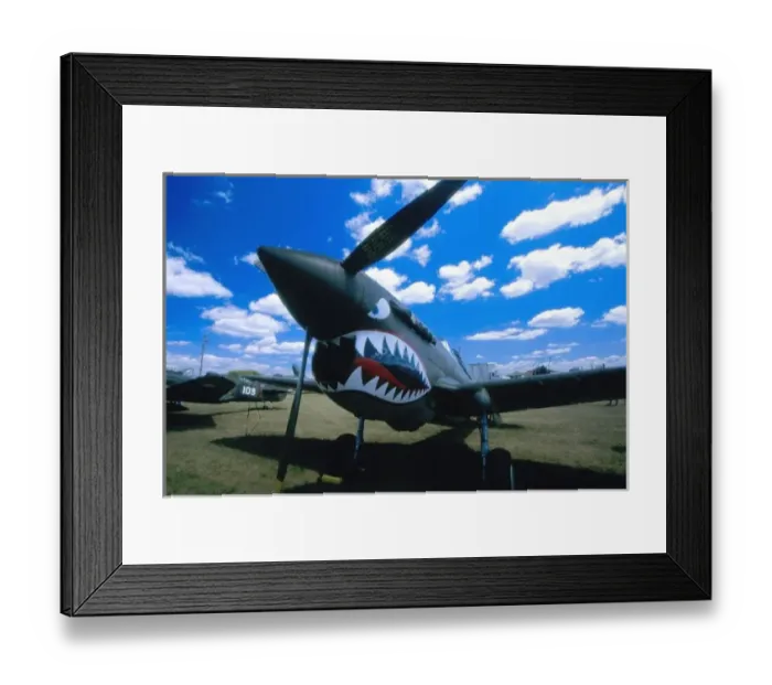 Framed Print : Curtiss P-40 Warhawk on the ground Framed Print : Curtiss P-40 Warhawk on the ground