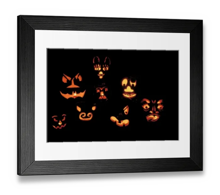 Framed Print : USA, Washington, Seattle. Jack-o-lanterns at Halloween Framed Print : USA, Washington, Seattle. Jack-o-lanterns at Halloween