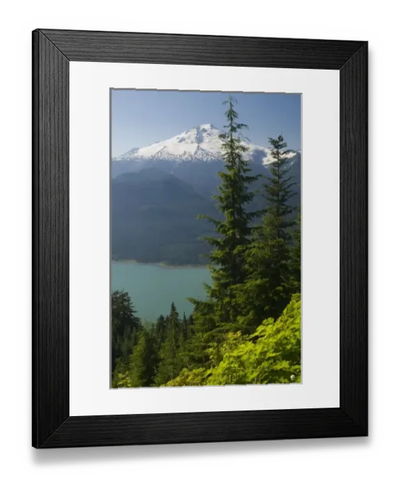 Framed Print : USA, WA, Mount Baker Snoqualmie National Forest. Spectacular vistas of forest, Baker Lake Framed Print : USA, WA, Mount Baker Snoqualmie National Forest. Spectacular vistas of forest, Baker Lake