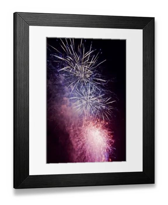 Framed Print : WA, Seattle, Lake Union, 4th of July fireworks Framed Print : WA, Seattle, Lake Union, 4th of July fireworks