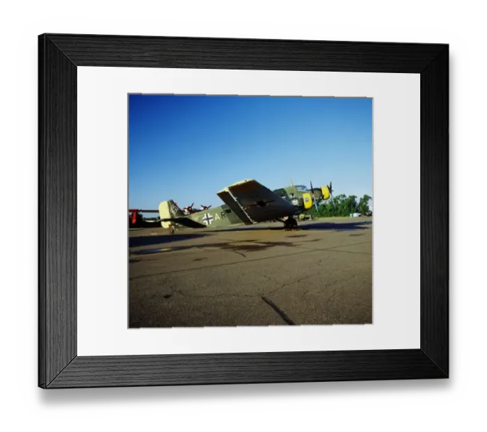Framed Print : Junkers JU-52 Trimotor at Fleming Field CAF Air Show in St. Paul, Minnesota Framed Print : Junkers JU-52 Trimotor at Fleming Field CAF Air Show in St. Paul, Minnesota