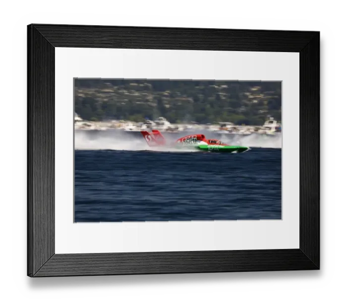 Framed Print : WA, Seattle, Seafair Hydroplane Races on Lake Washington Framed Print : WA, Seattle, Seafair Hydroplane Races on Lake Washington