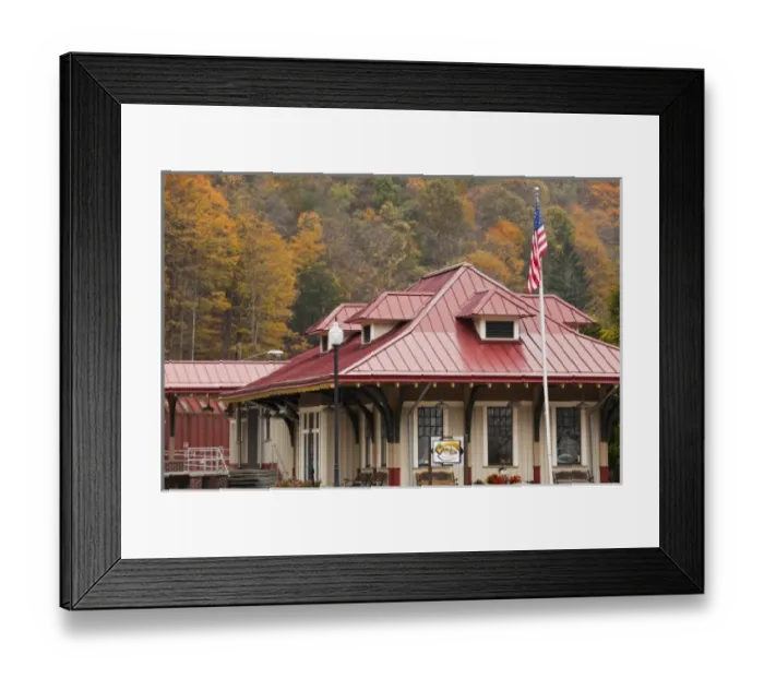 Framed Print : USA, West Virginia, Bramwell. National Coal Heritage Area, former coal boom town Framed Print : USA, West Virginia, Bramwell. National Coal Heritage Area, former coal boom town