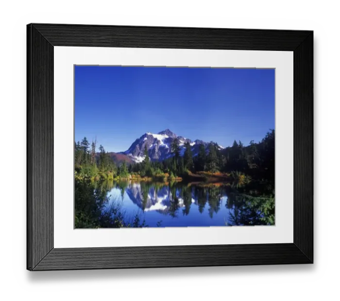 Framed Print : N. A. USA, Washington, Mt. Baker & Snoqualmie NF, Mt. Shuksan Reflected in Picture Lake Framed Print : N. A. USA, Washington, Mt. Baker & Snoqualmie NF, Mt. Shuksan Reflected in Picture Lake