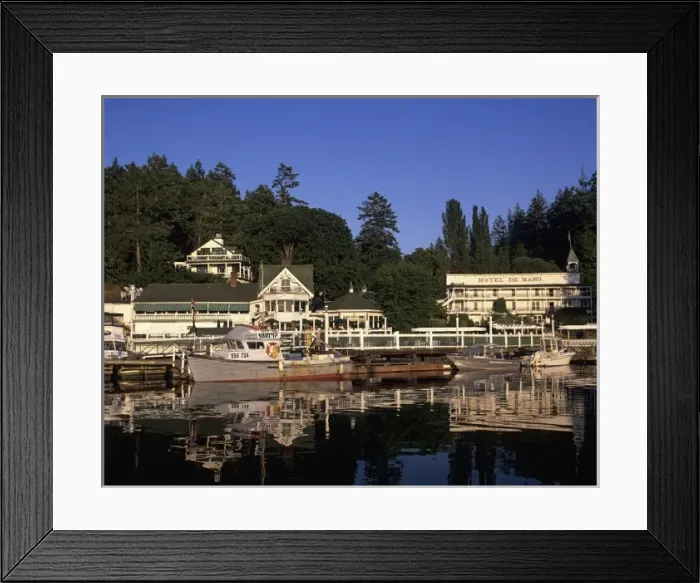 Framed Print : WA, San Juan Island, Roche Harbor Resort and marina Framed Print : WA, San Juan Island, Roche Harbor Resort and marina
