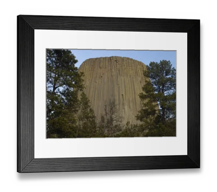 Framed Print : Devils Tower National Monument East Wyoming. USA Framed Print : Devils Tower National Monument East Wyoming. USA