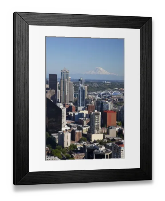 Framed Print : WA, Seattle, view from Seattle Space Needle Framed Print : WA, Seattle, view from Seattle Space Needle