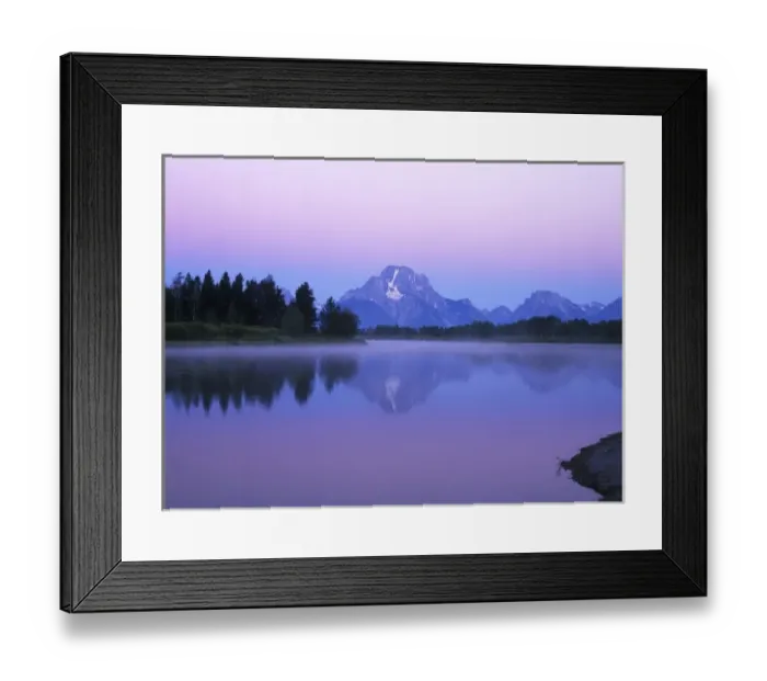 Framed Print : USA, Wyoming, Grand Teton NP, Mt. Moran at Dawn From the Oxbow Bend in the Snake River Framed Print : USA, Wyoming, Grand Teton NP, Mt. Moran at Dawn From the Oxbow Bend in the Snake River