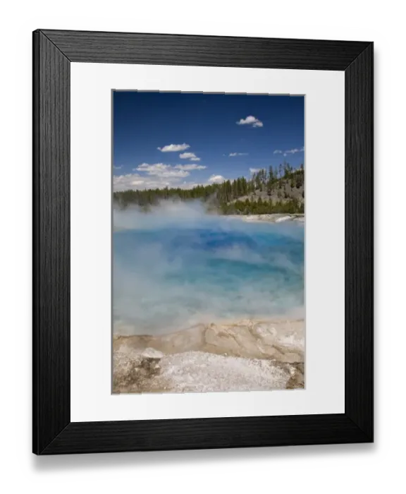 Framed Print : WY, Yellowstone National Park, Midway Geyser Basin, Excelsior Geyser Crater Framed Print : WY, Yellowstone National Park, Midway Geyser Basin, Excelsior Geyser Crater