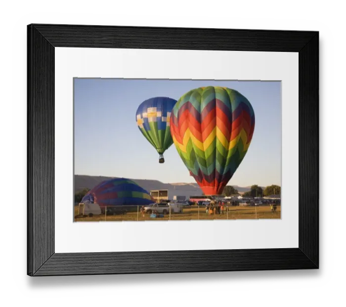 Framed Print : WA, Prosser, The Great Prosser Balloon Rally, Launching hot air balloons Framed Print : WA, Prosser, The Great Prosser Balloon Rally, Launching hot air balloons
