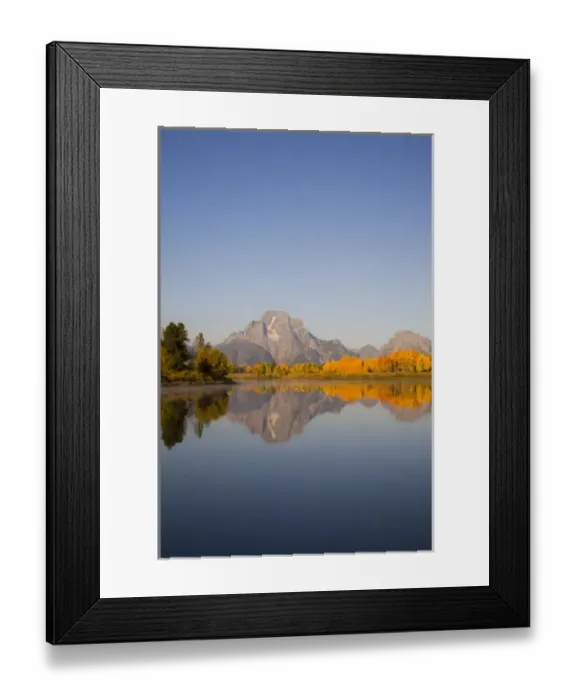 Framed Print : WY, Grand Teton National Park, Teton Range with Mount Moran and Snake River Framed Print : WY, Grand Teton National Park, Teton Range with Mount Moran and Snake River