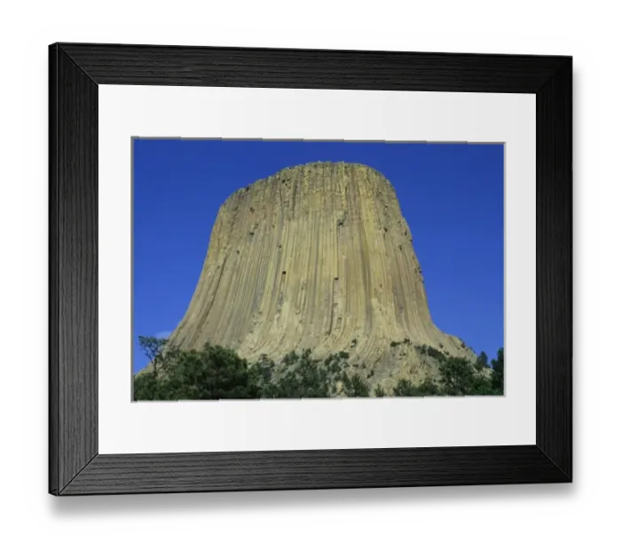Framed Print : USA, Wyoming, Devils Tower, Devils Tower National Monument, 867 high Framed Print : USA, Wyoming, Devils Tower, Devils Tower National Monument, 867 high