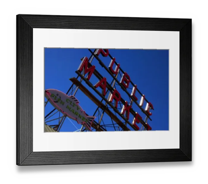 Framed Print : USA, Washington State, Seattle, Pikes Place market Framed Print : USA, Washington State, Seattle, Pikes Place market