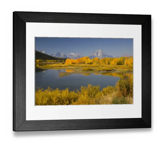 Framed Print : WY, Grand Teton National Park, Teton Range with Mount Moran and Snake River Framed Print : WY, Grand Teton National Park, Teton Range with Mount Moran and Snake River