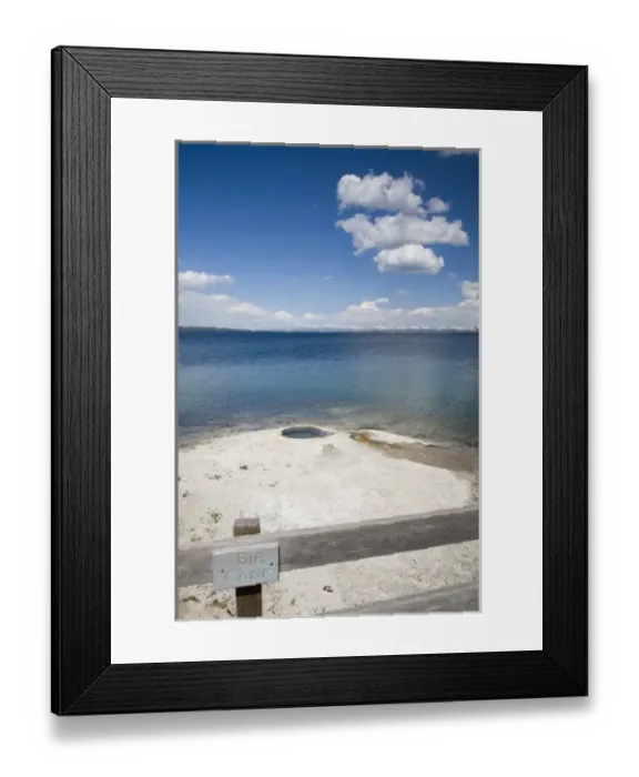 Framed Print : WY, Yellowstone National Park, West Thumb Geyser Basin, on the shore of Yellowstone Lake Framed Print : WY, Yellowstone National Park, West Thumb Geyser Basin, on the shore of Yellowstone Lake