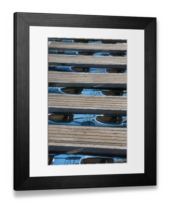 Framed Print : USA, Washington State, San Juan Islands, Roche Harbor, kayaks Framed Print : USA, Washington State, San Juan Islands, Roche Harbor, kayaks