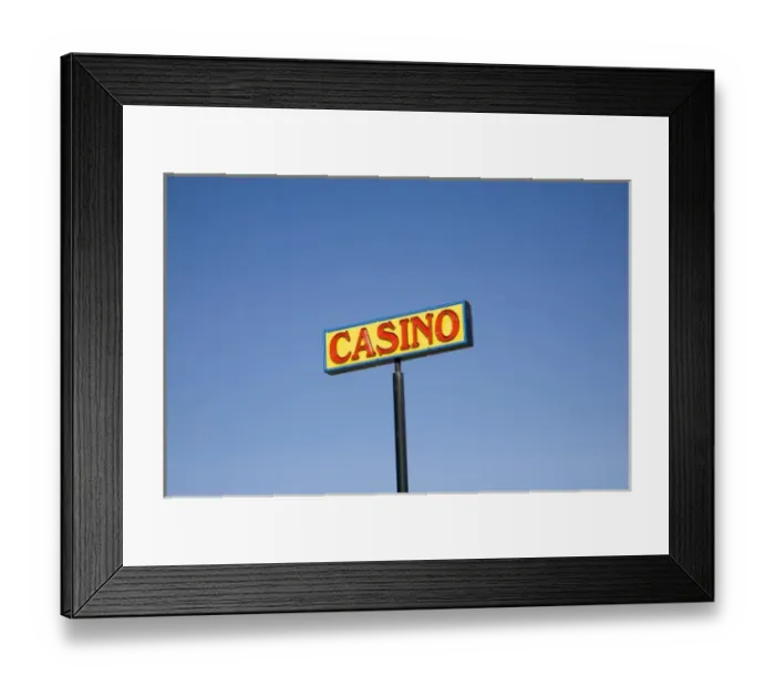 Framed Print : WA, Ellensburg, Wild Goose Casino sign Framed Print : WA, Ellensburg, Wild Goose Casino sign