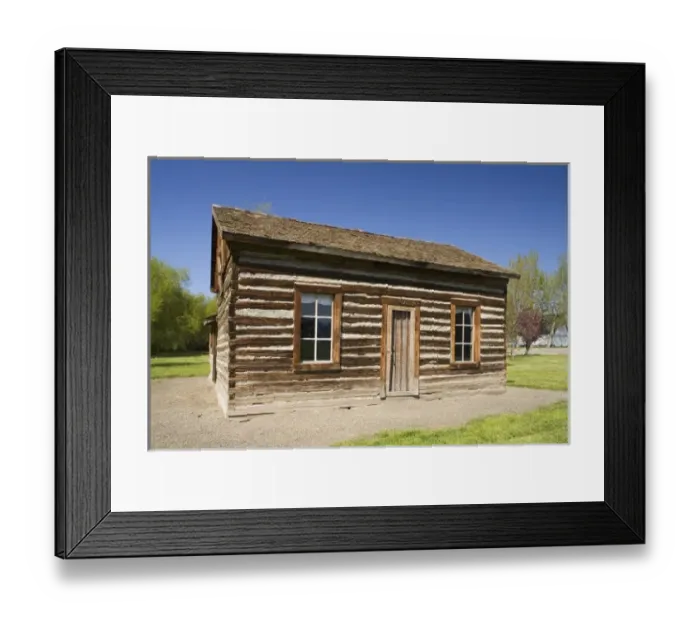 Framed Print : WA, Olmstead Place SP, Seaton Schoolhouse Framed Print : WA, Olmstead Place SP, Seaton Schoolhouse