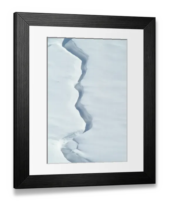 Framed Print : USA, Washington, Mount Saint Helens National Park. Ridge of snow blown by wind Framed Print : USA, Washington, Mount Saint Helens National Park. Ridge of snow blown by wind
