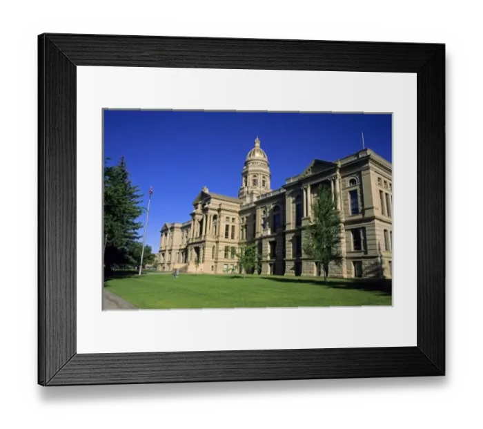 Framed Print : The Wyoming State Capitol Building in Cheyenne Framed Print : The Wyoming State Capitol Building in Cheyenne