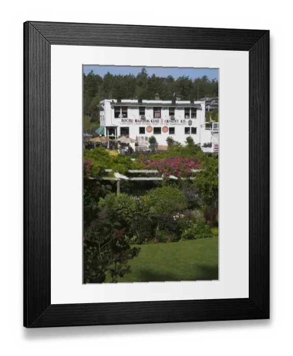 Framed Print : USA, Washington State, San Juan Islands, Roche Harbor, Historic Lime & Cement Co Framed Print : USA, Washington State, San Juan Islands, Roche Harbor, Historic Lime & Cement Co