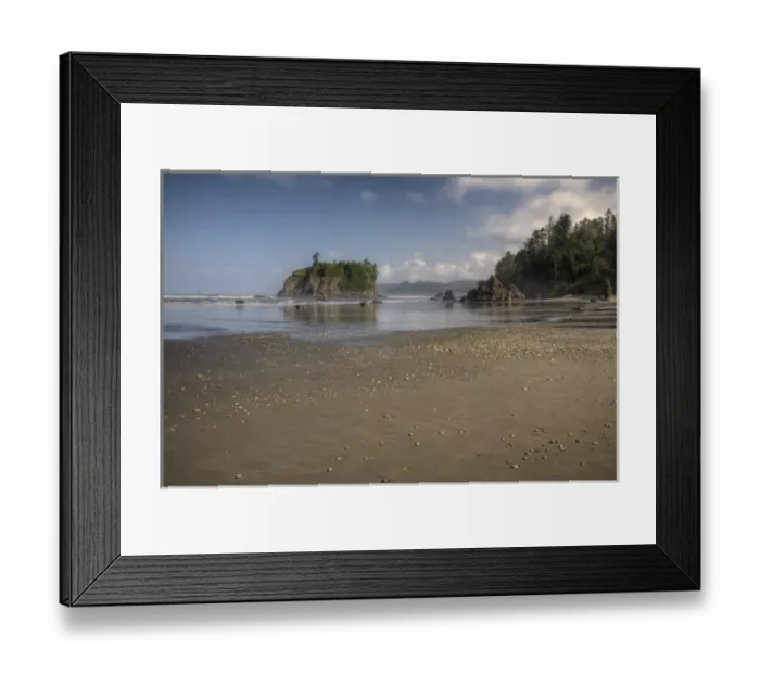 Framed Print : USA, Washington, Olympic National Park, Ruby Beach, Shoreline and Abbey Island Framed Print : USA, Washington, Olympic National Park, Ruby Beach, Shoreline and Abbey Island