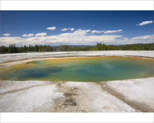 WY, Yellowstone National Park, Midway Geyser Basin, Turquoise Pool