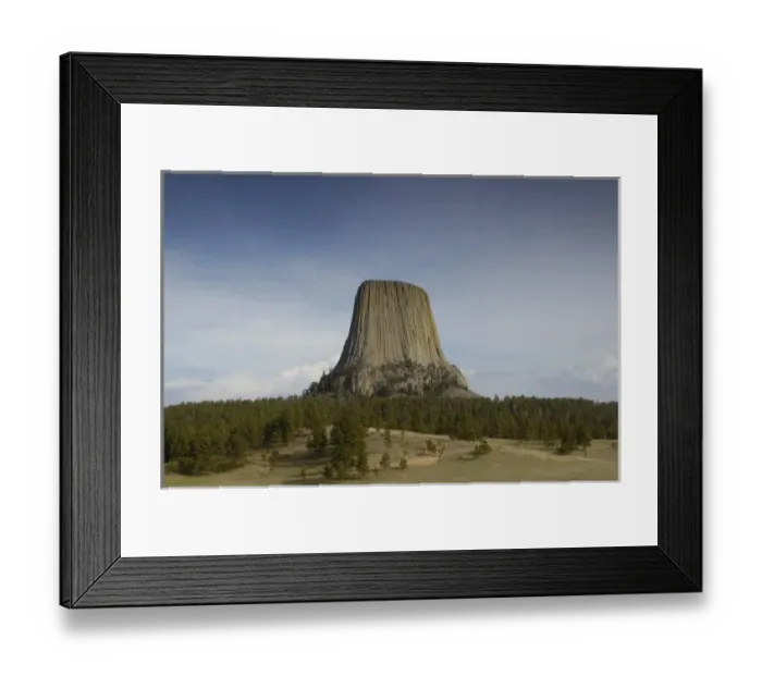 Framed Print : Devils Tower National Monument East Wyoming. USA Framed Print : Devils Tower National Monument East Wyoming. USA