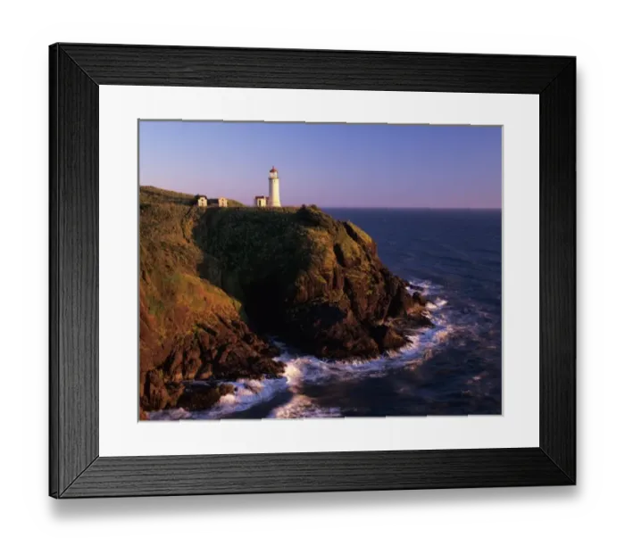 Framed Print : WA, Cape Disappointment State Park, North Head Lighthouse, established 1898, along Framed Print : WA, Cape Disappointment State Park, North Head Lighthouse, established 1898, along